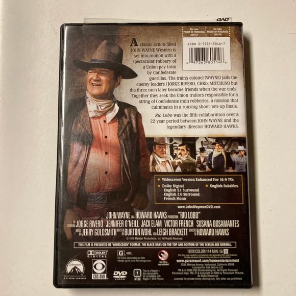 Rio Lobo DVD - John Wayne - Picture 3 of 5